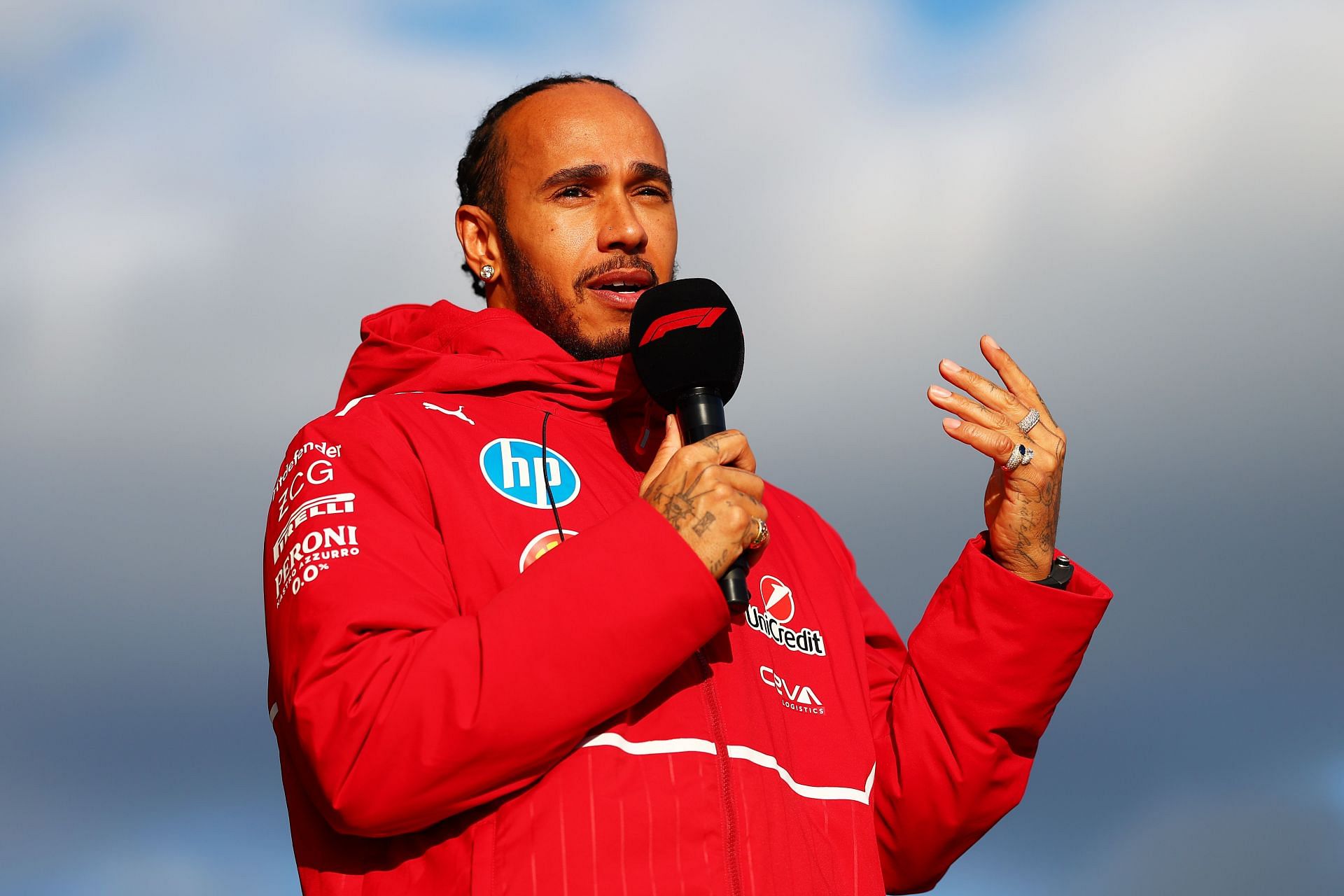 Lewis Hamilton ahead of the qualifying for the 2025 F1 Grand Prix of Great Britain - Source: Getty